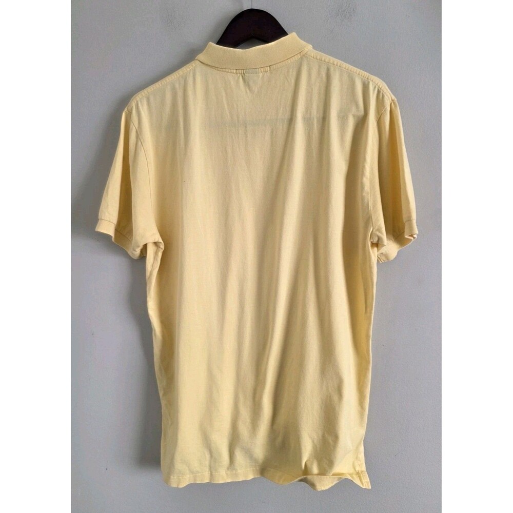 Polo by Ralph Lauren Shirt M Rare Vintage Men Yellow Prep Embroidered Pony - Picture 4 of 5